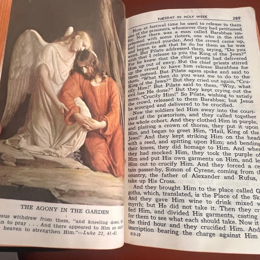 1959 Saint Joseph Daily Missal Catholic Book Publishing Co Leather Hoever T-810